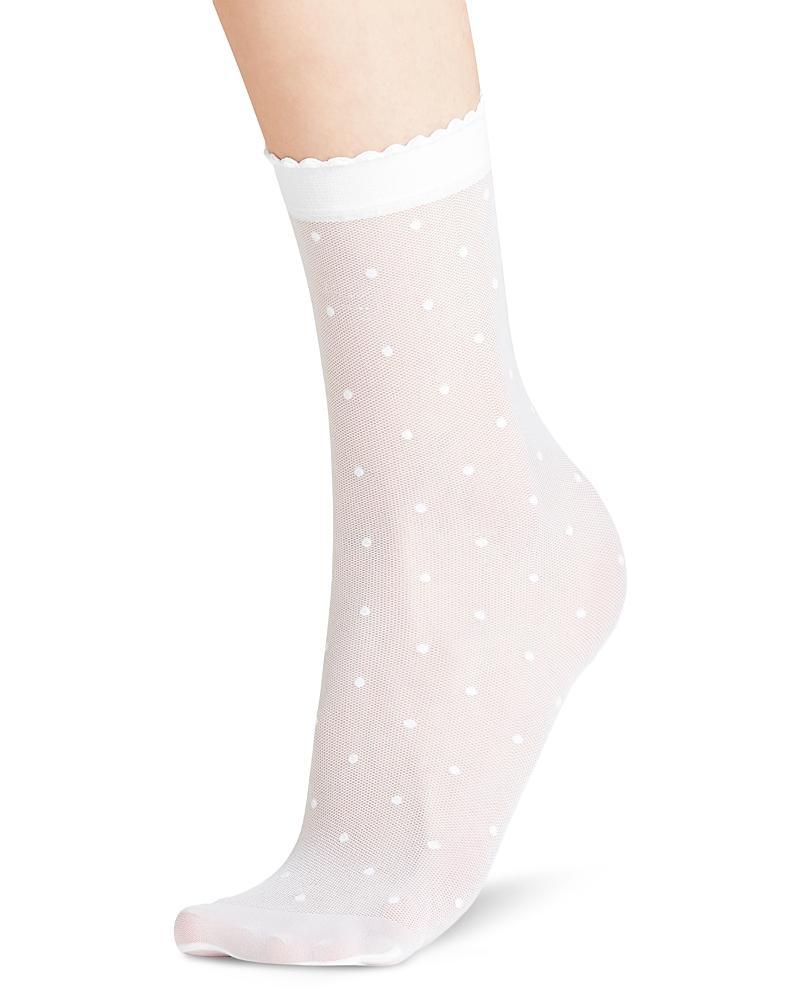 Womens Dot Mesh Anklet Socks Product Image