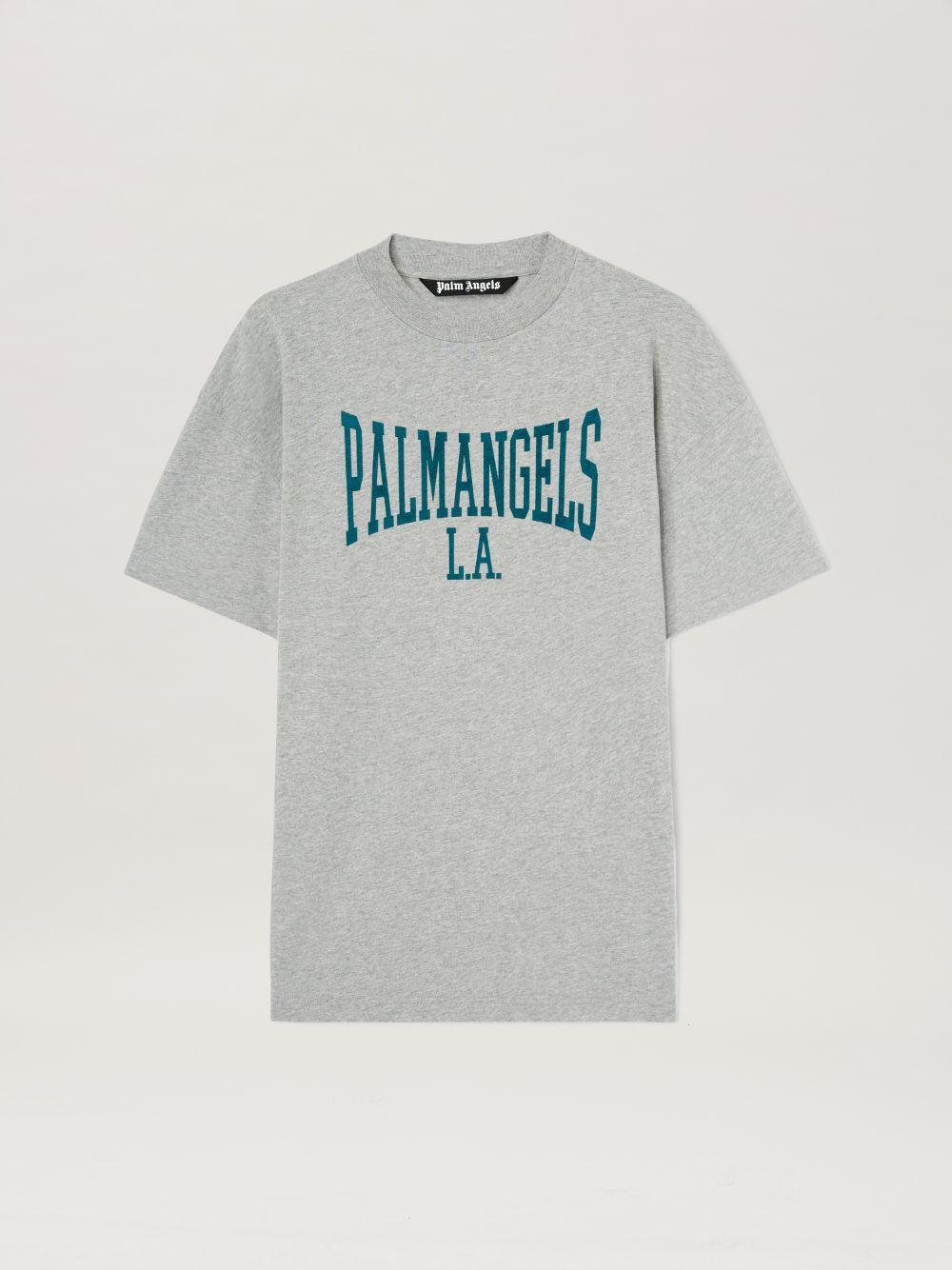 College T-Shirt in grey  - Palm Angels® Official  Product Image