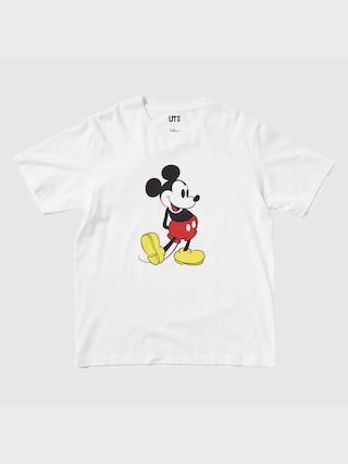 Mens Mickey Stands Ut (Short-Sleeve Graphic T-Shirt) White XS UNIQLO US Product Image