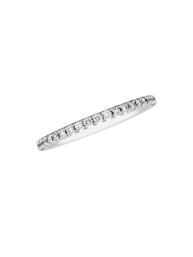 Womens Aura 18K White Gold & Diamond Band Product Image