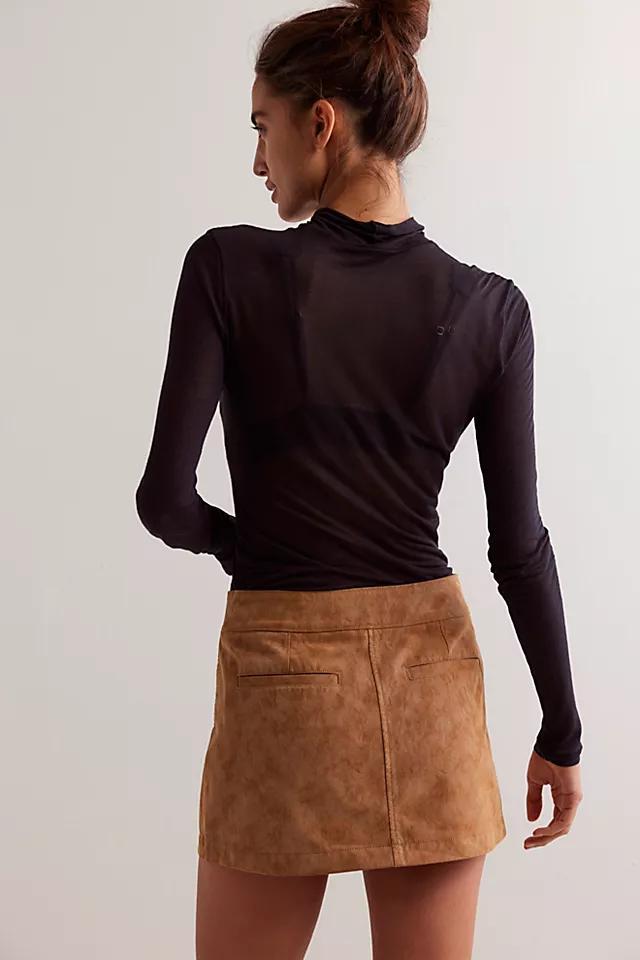 After Party Suede Mini Skirt Product Image