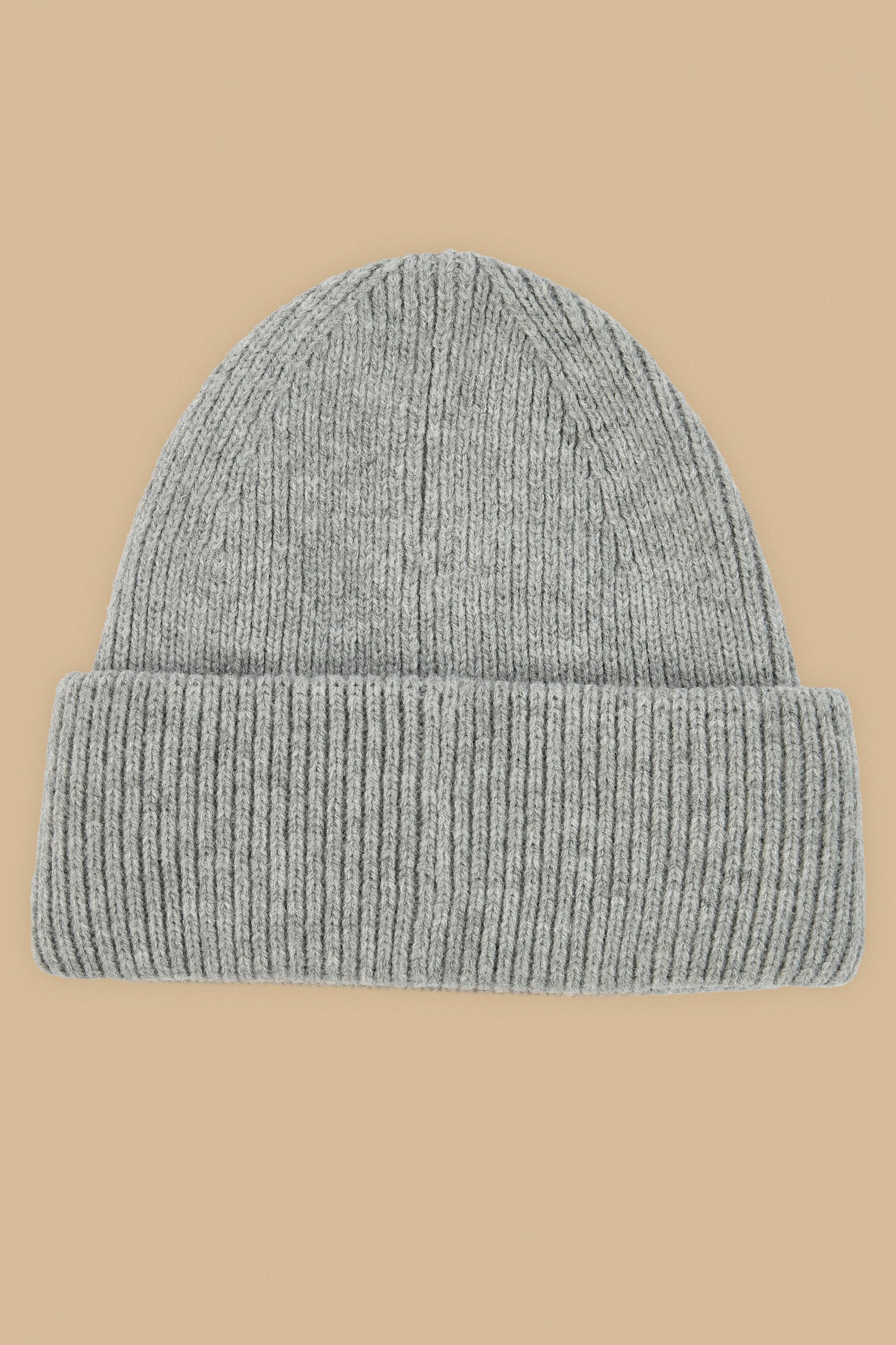 Knit Beanie in Heather Grey Product Image