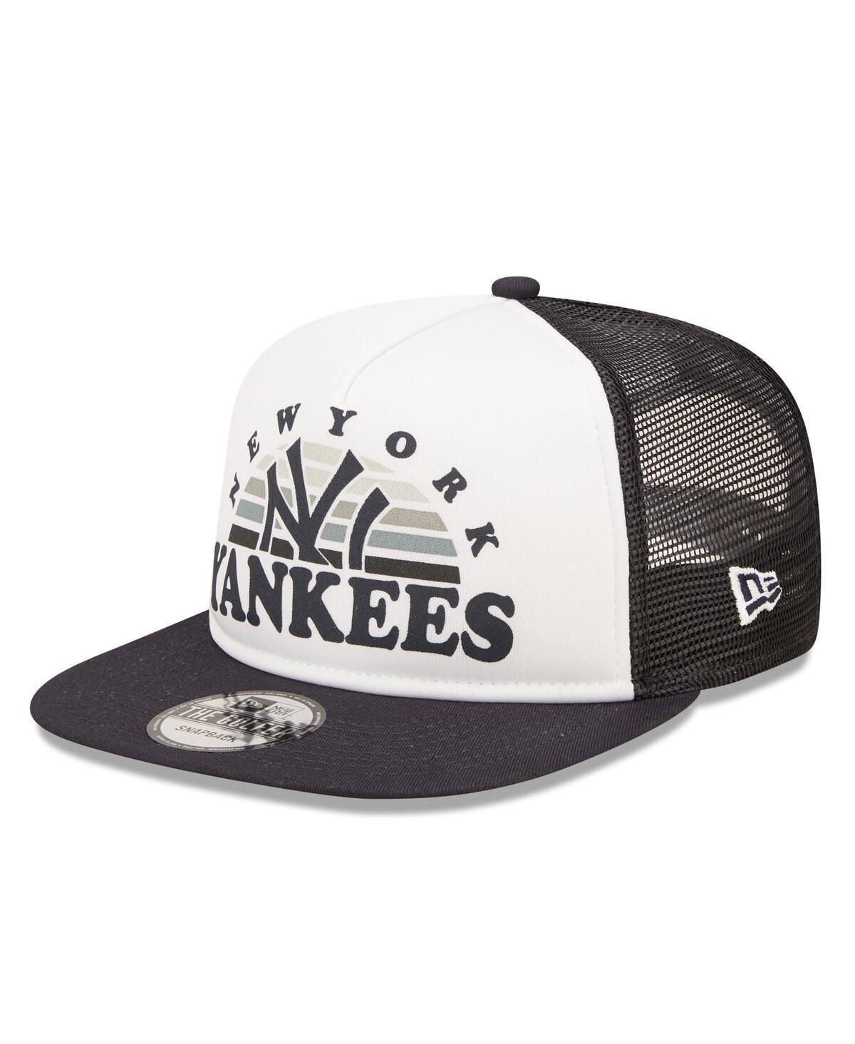 Mens New Era White New York Yankees Gradient Golfer 9Fifty Snapback Hat - White Product Image