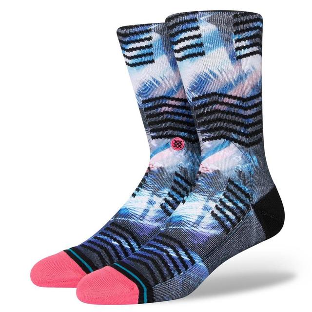 STANCE x WADE Mens Palm Chevron Crew Casual Socks - L Product Image