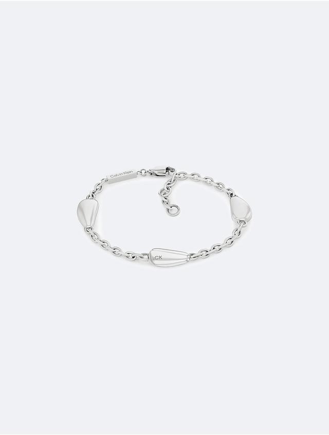 Calvin Klein Womens Drop Chain Bracelet - Metallic Product Image