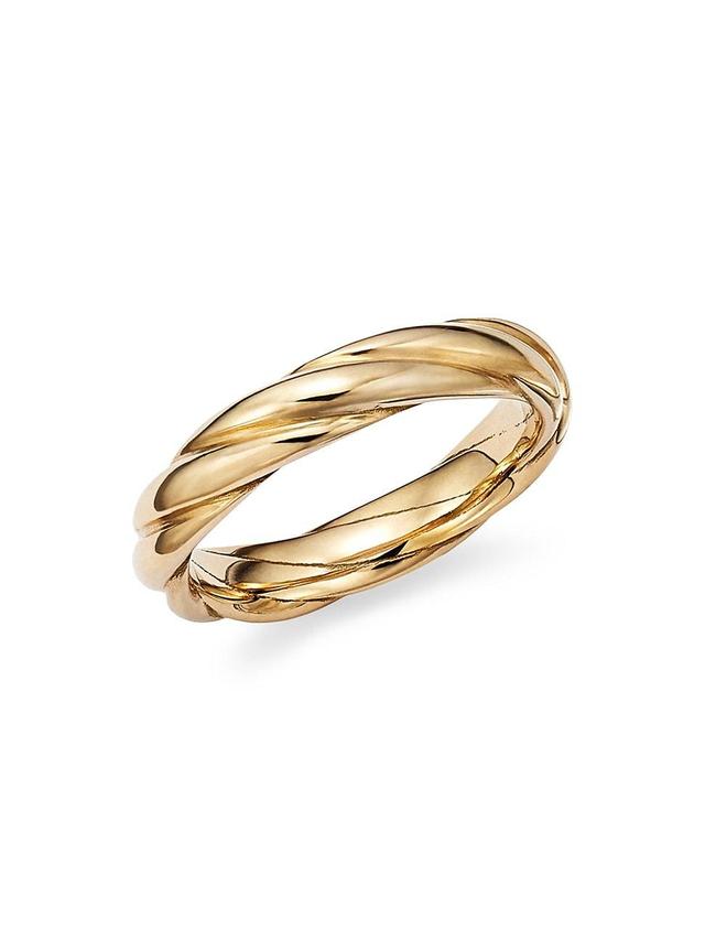 Womens Contemporary Tenderness 18K Yellow Gold Band Product Image