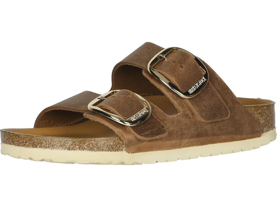 Birkenstock Arizona Big Buckle - Oiled Leather (Antique Cognac Leather) Women's Sandals Product Image