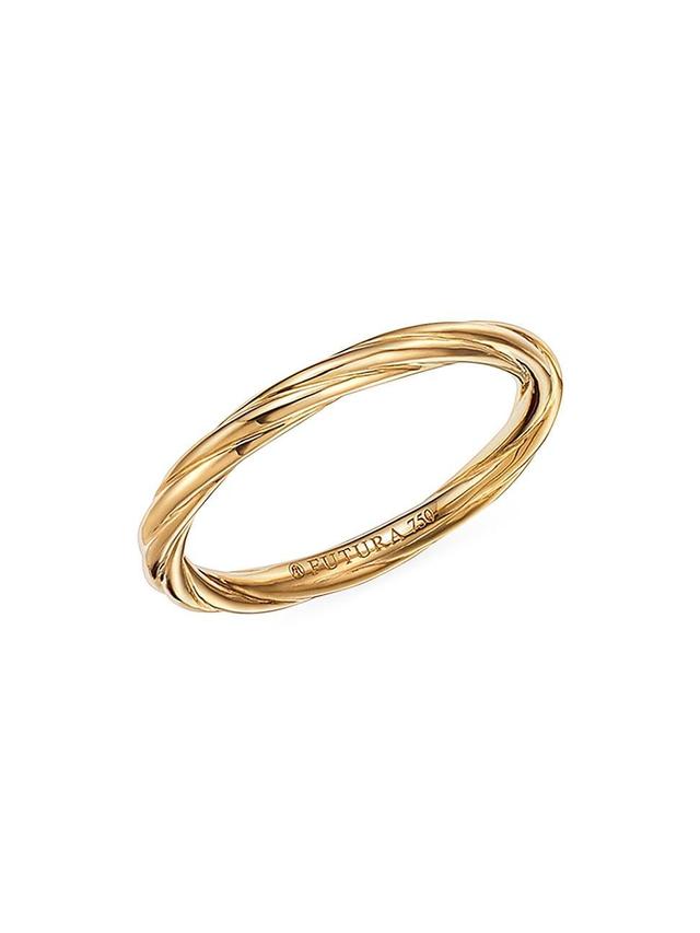 Womens Contemporary Mare 18K Yellow Gold Band Product Image