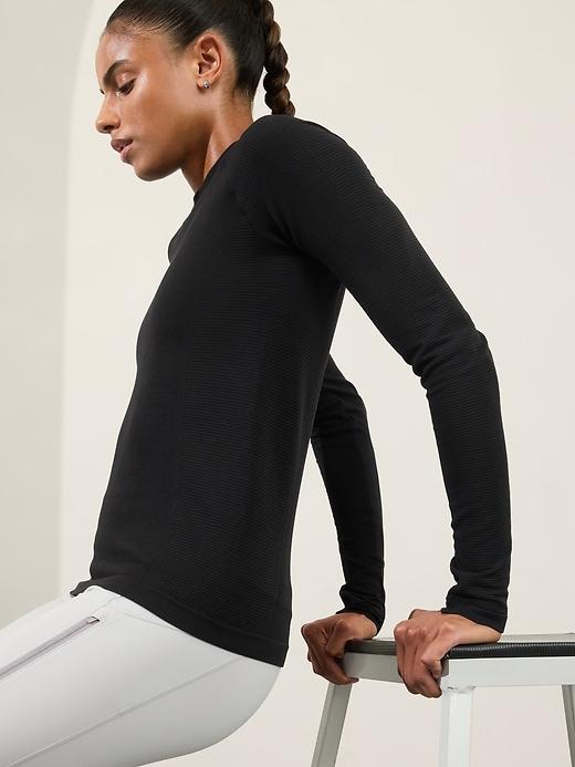 Flurry Seamless Crewneck Top Product Image