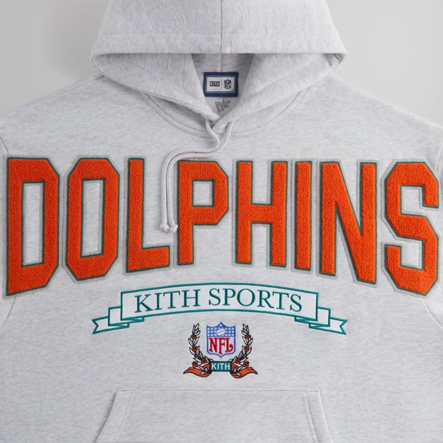 Kith & '47 for the NFL: Dolphins Nelson Hoodie - Light Heather Grey Male Product Image