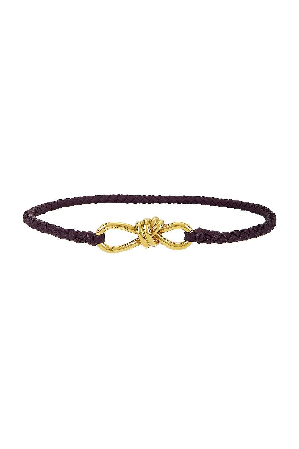 Bottega Veneta Cintura Belt in Purple Product Image