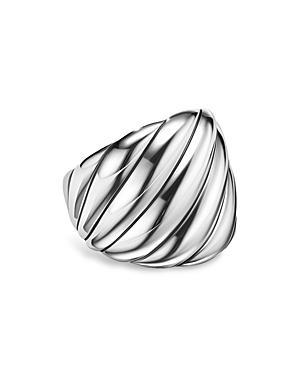 Womens Sculpted Cable Ring Product Image