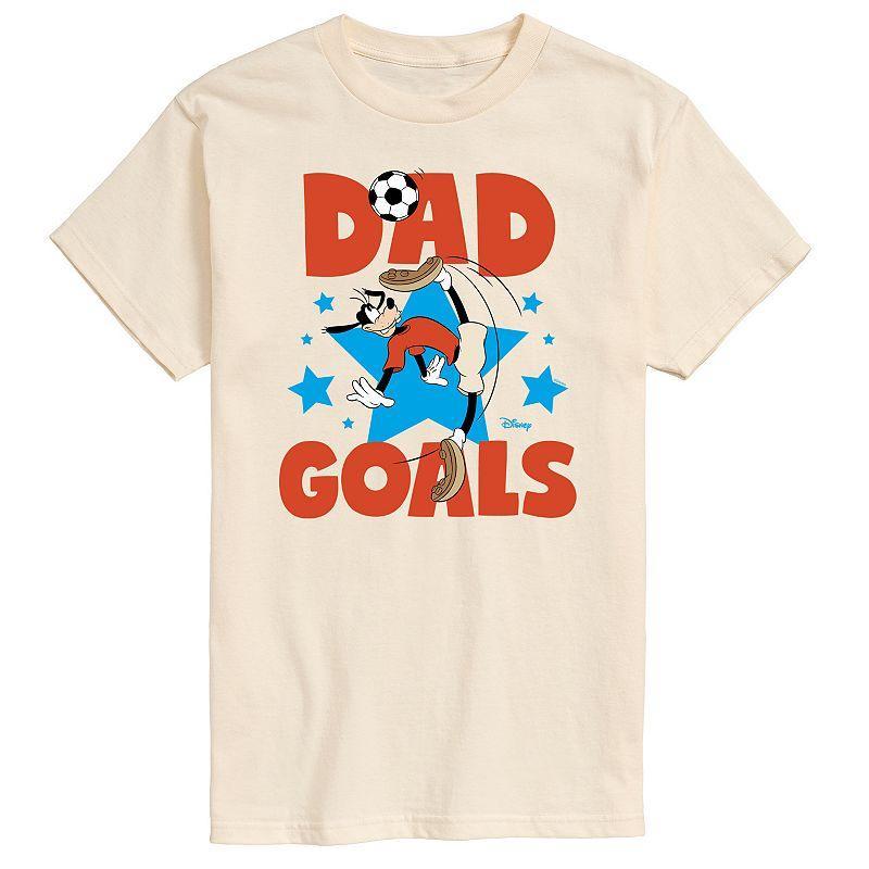 Disneys Goofy Mens Dad Goals Graphic Tee Product Image