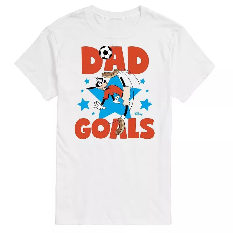 Disneys Goofy Mens Dad Goals Graphic Tee Product Image