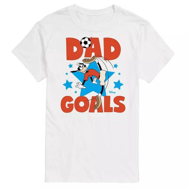 Disneys Goofy Big & Tall Dad Goals Graphic Tee, Mens Product Image