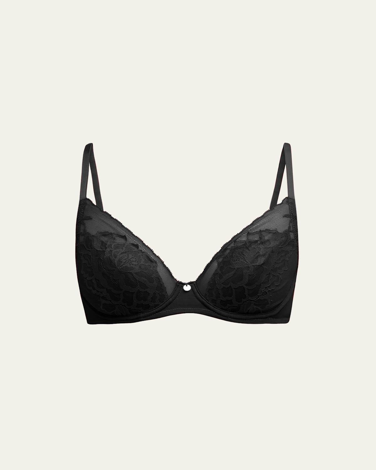 Womens Flora Lace Plunge Bra Product Image