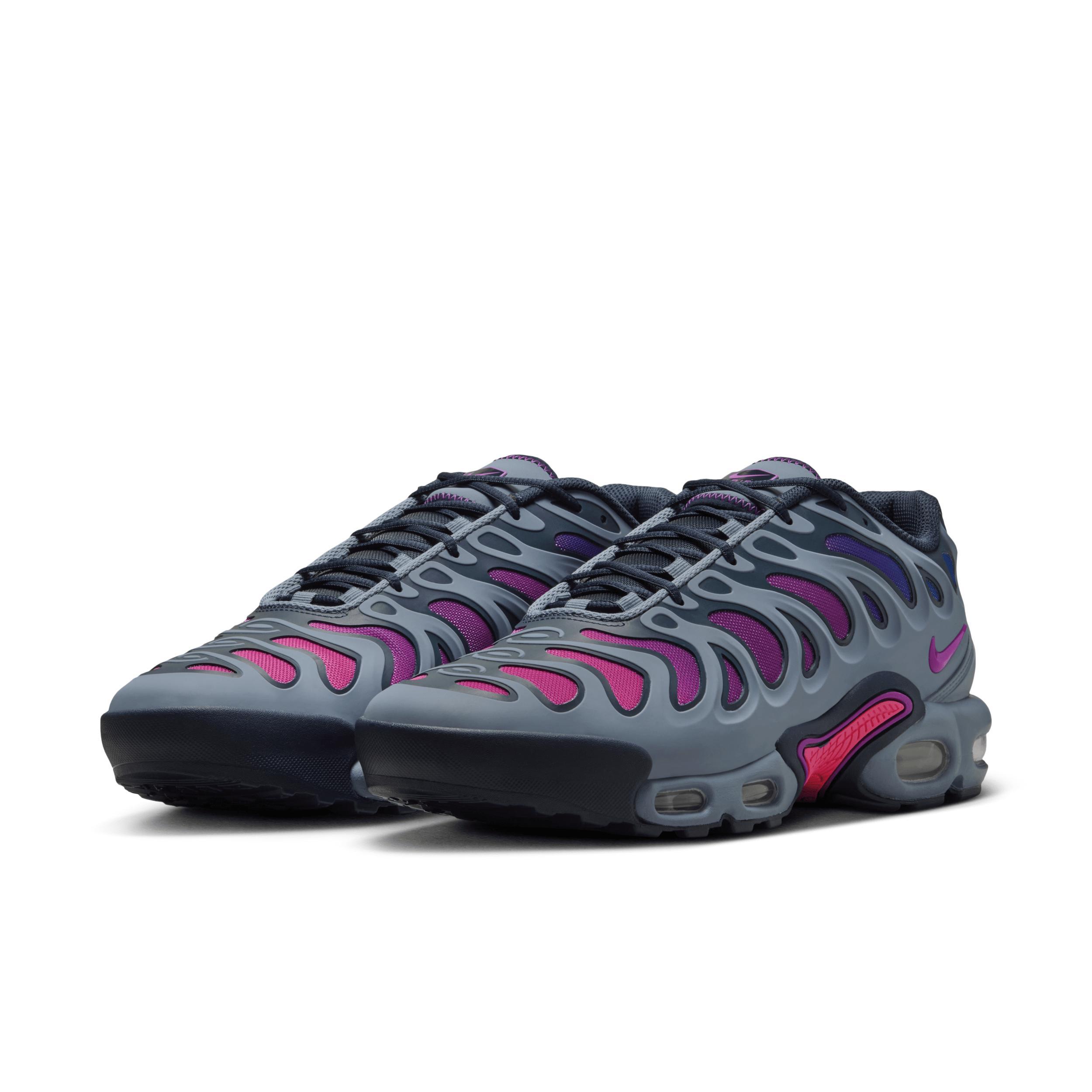 Nike Mens Nike Air Max Plus Drift - Mens Running Shoes Ashen Slate/Vivid Purple/Obsidian Product Image