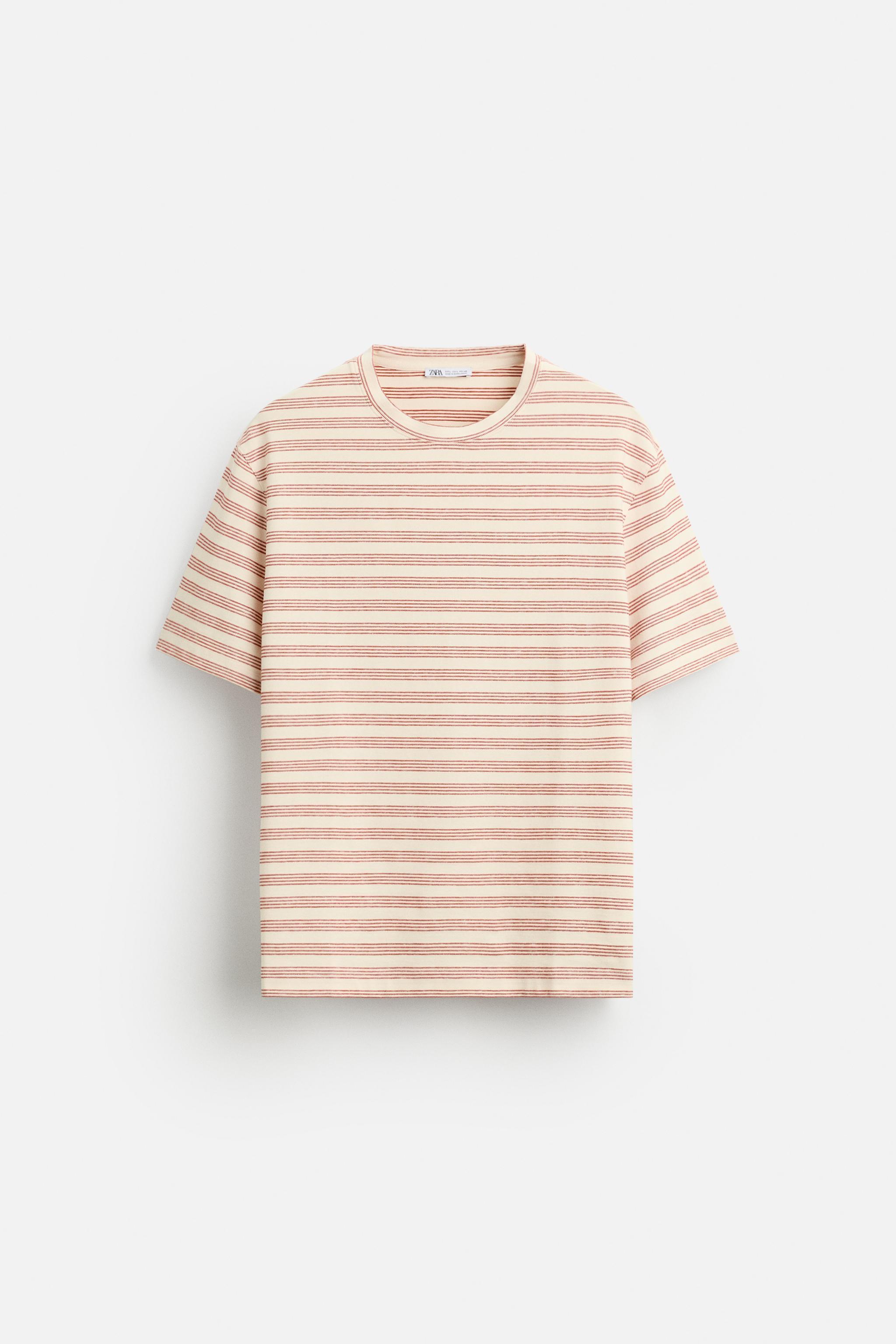 STRIPED JACQUARD T-SHIRT Product Image