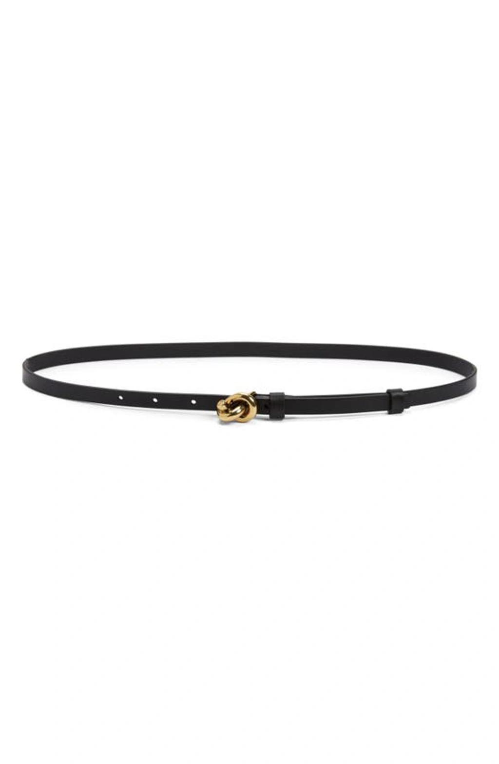 Leather Belt In Black Product Image