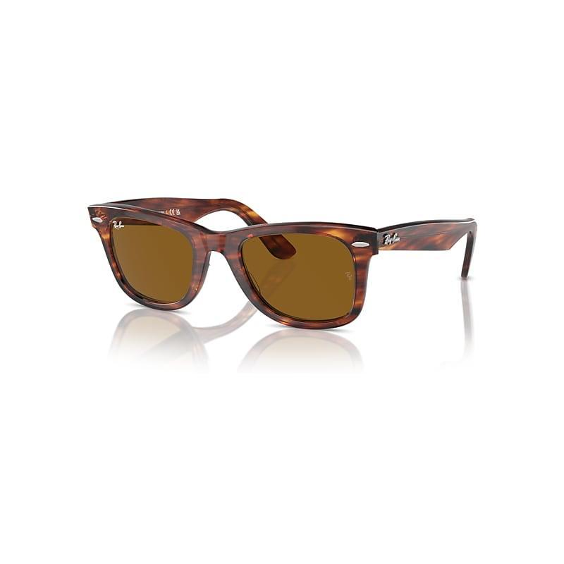 Womens Wayfarer Tortoiseshell Chromance Sunglasses Product Image