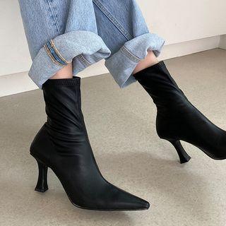 Pointed Stiletto Short Boots product image