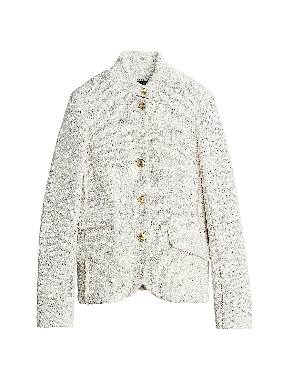 Womens Slade Cotton Tweed Blazer Product Image