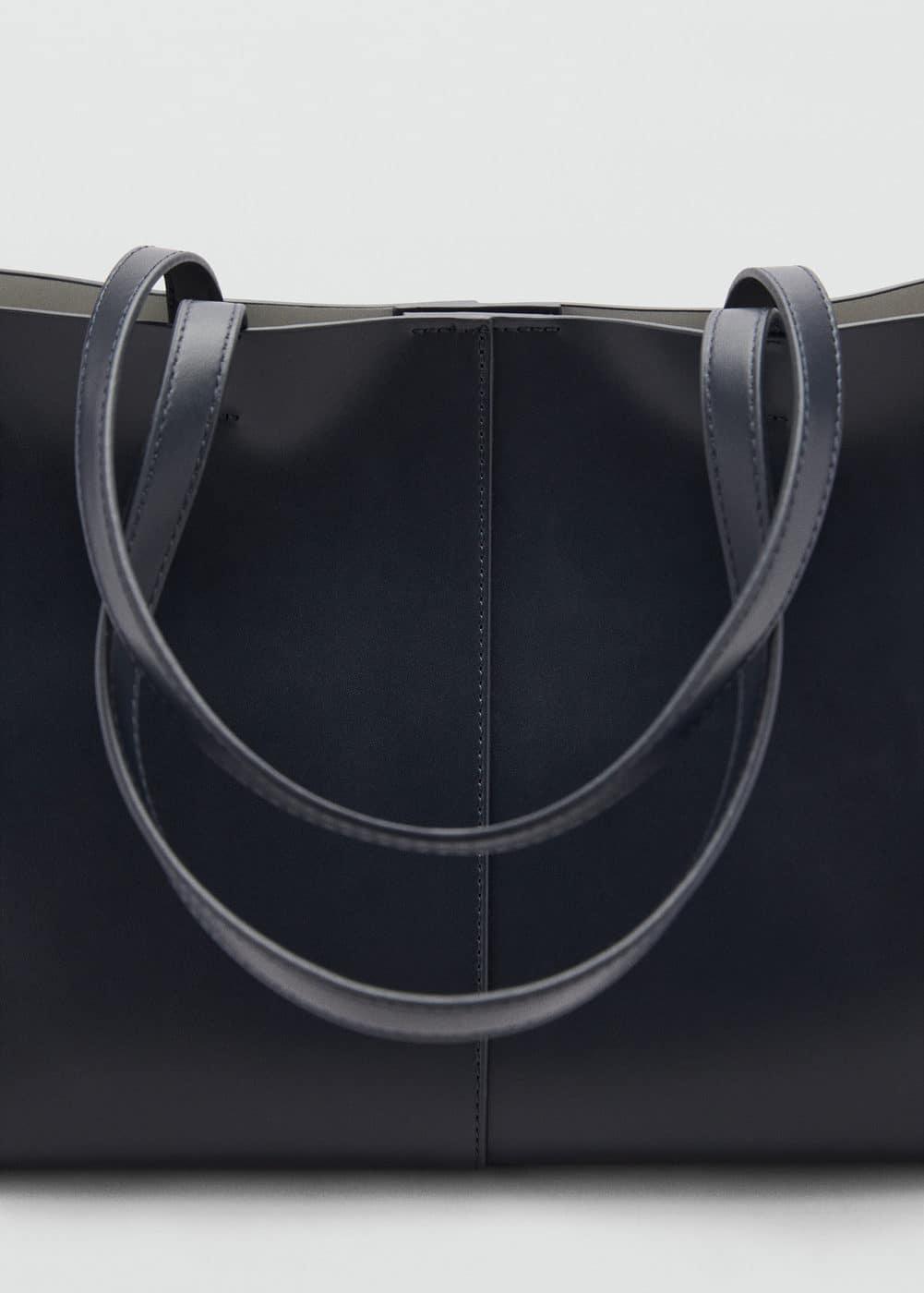 MANGO - Leather-effect shopper bag - One size - Women Product Image