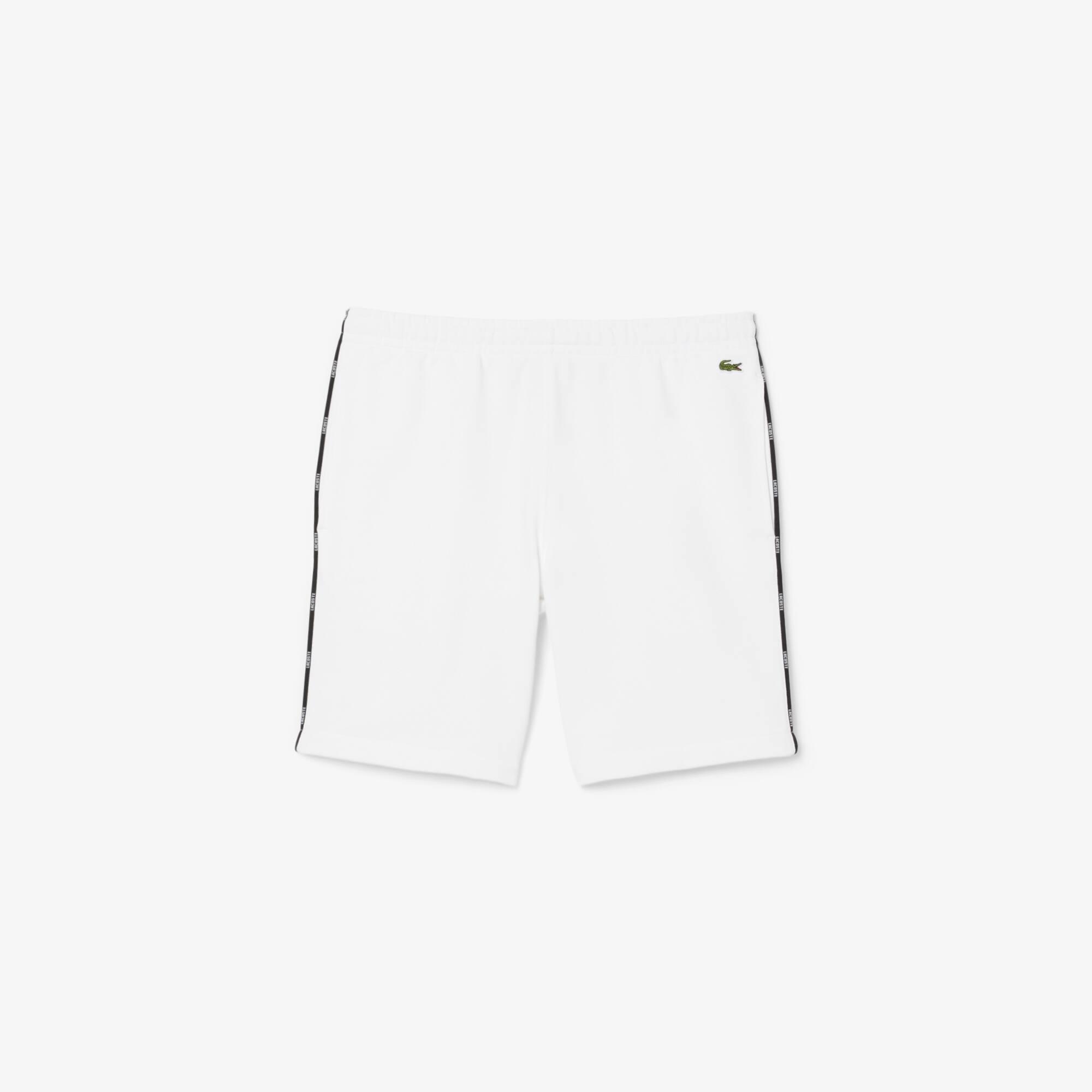 Logo Trim Cotton Fleece Shorts Product Image