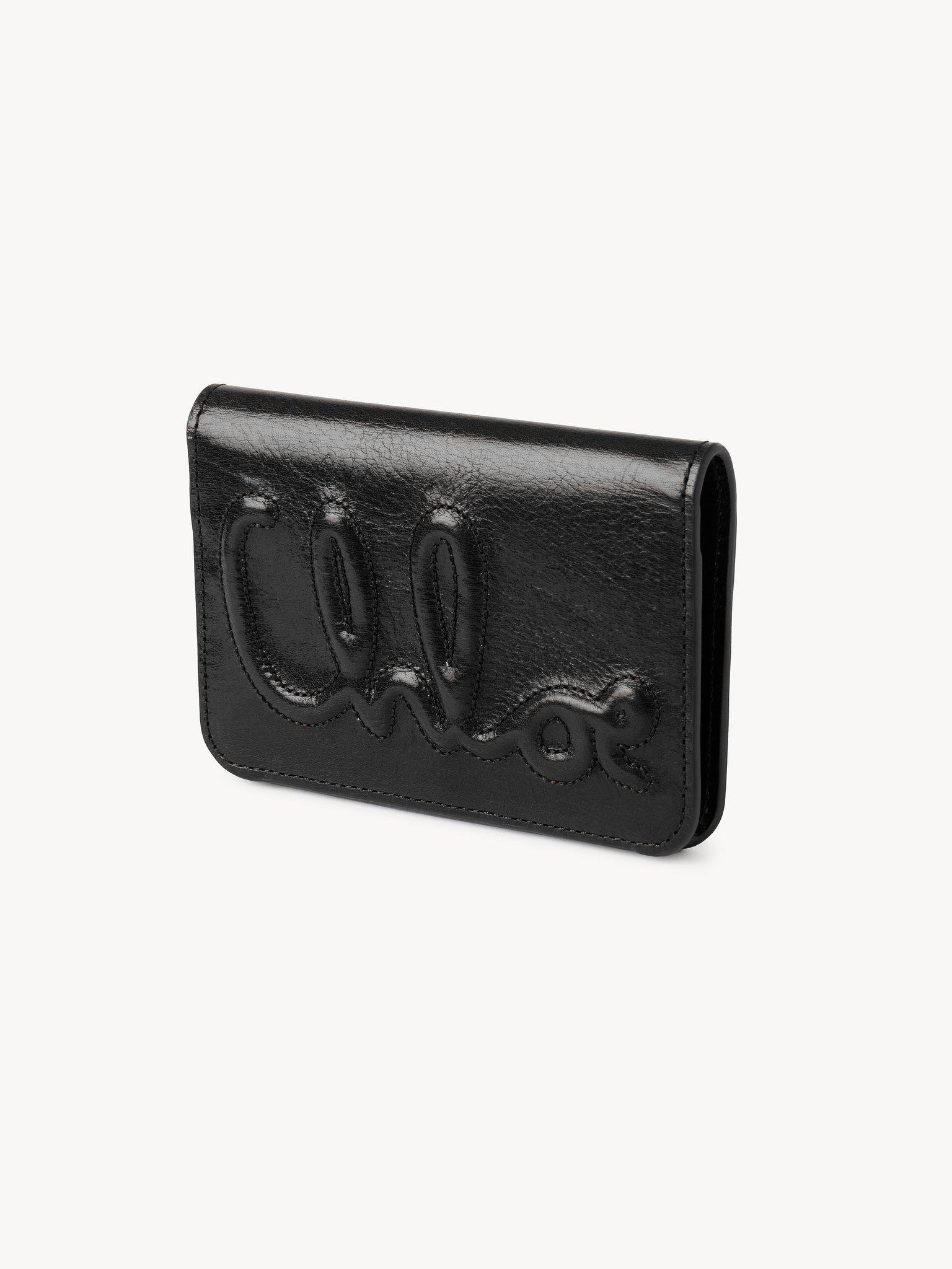 C Chloé bifold wallet in shiny leather  Product Image