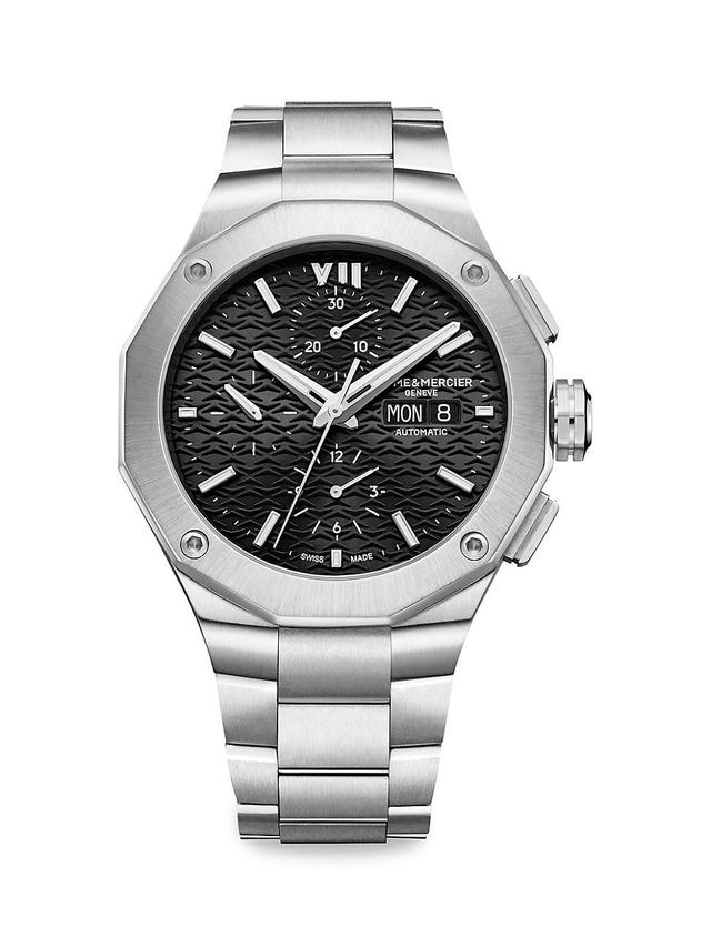 Baume et Mercier Riviera Chronograph Automatic Black Dial Mens Watch M0A10624 Product Image