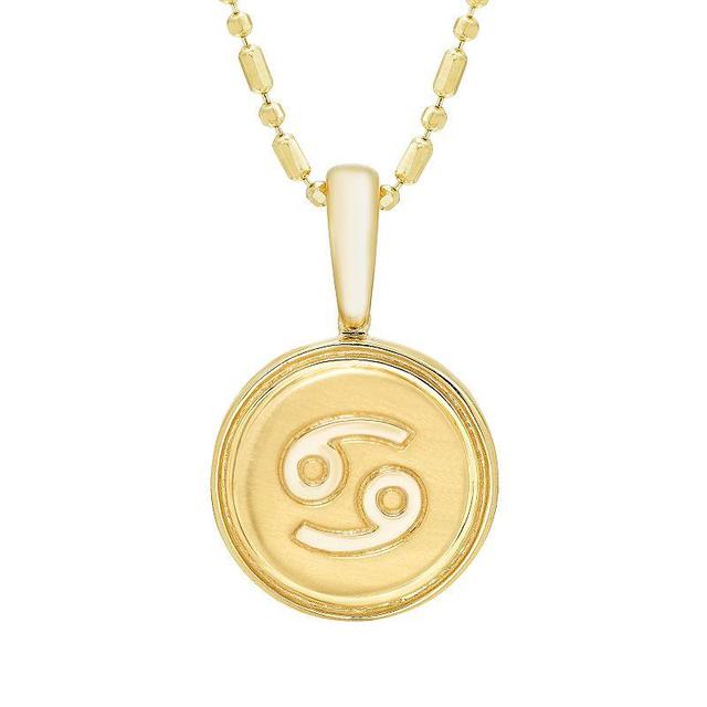 Its Personal 14k Gold Zodiac Gemini Pendant Necklace, Womens Yellow Product Image