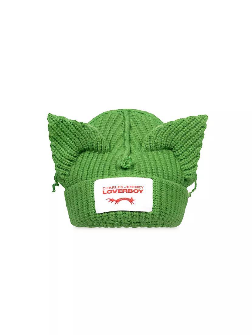 Chunky Ears Wool-Blend Beanie product image