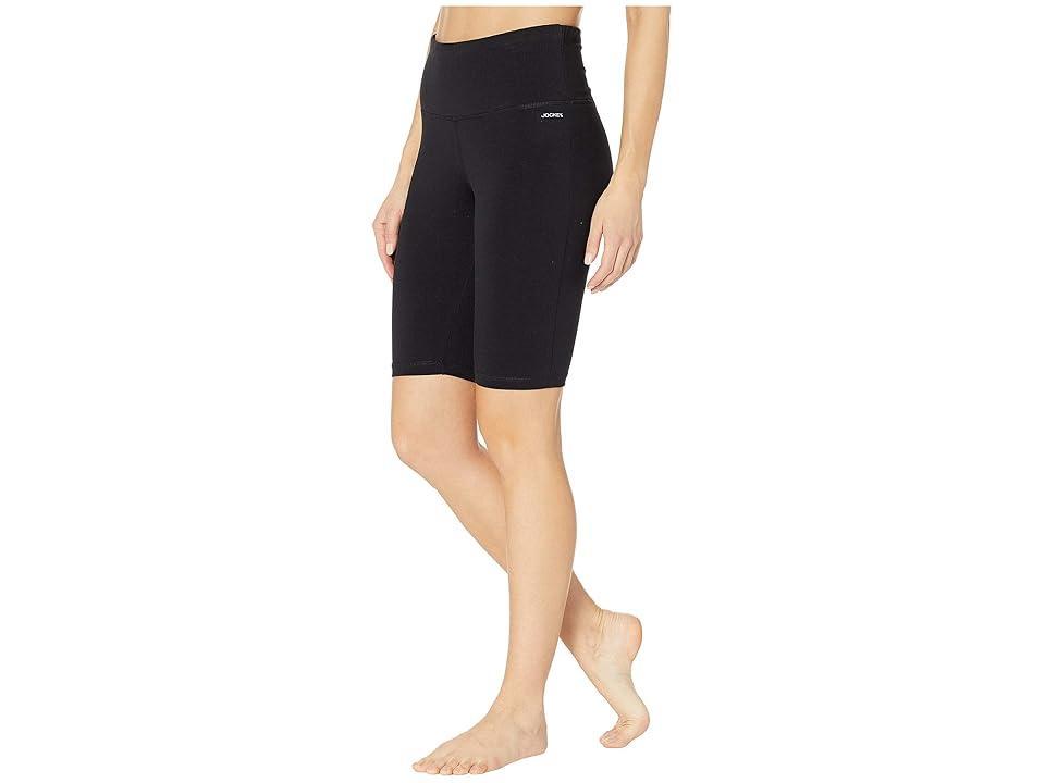 Jockey Active 10 High-Waist Sculpting Bike Shorts Women's Shorts Product Image