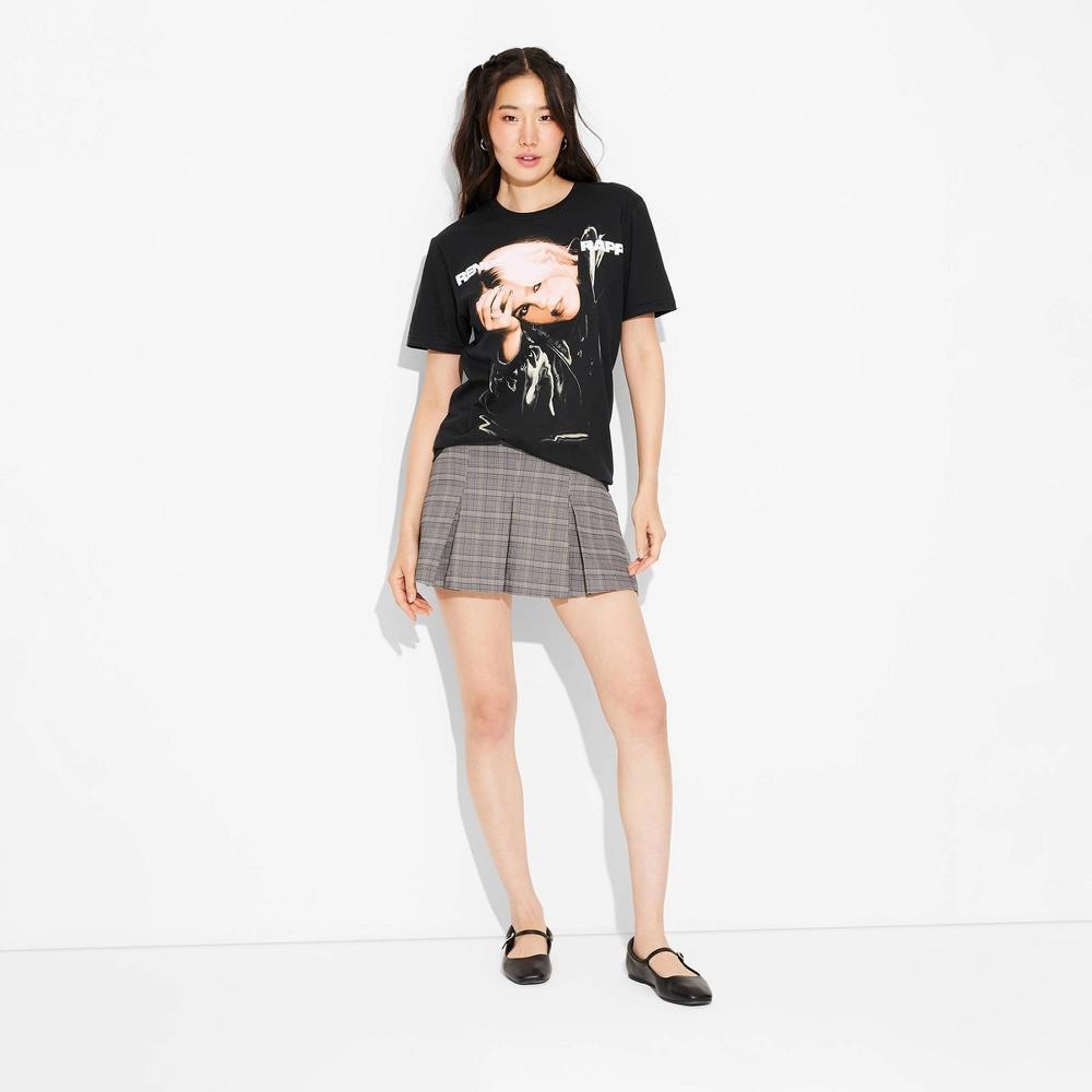 Womens Renee Rapp Short Sleeve Graphic T-Shirt - Black Product Image