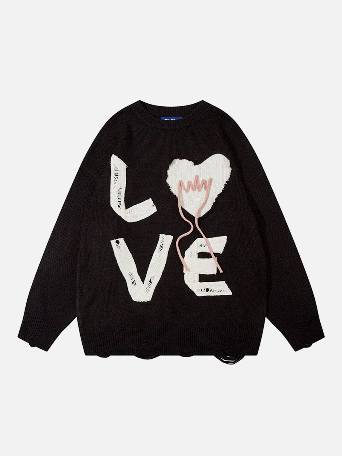 Aelfric Eden Love Creative Applique Sweater Product Image