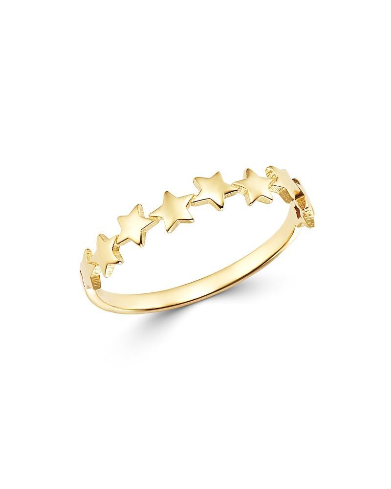 Saks Fifth Avenue Womens 14K Yellow Gold Star Ring/Size 7 Product Image