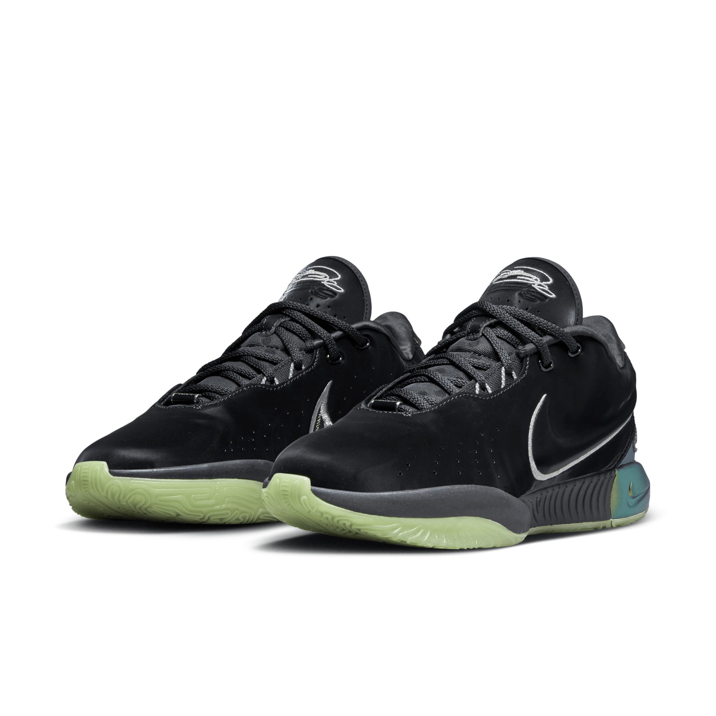 Nike Mens LeBron James Nike Lebron XXI - Mens Basketball Shoes Black/Grey Product Image