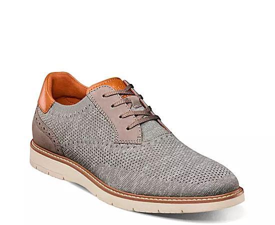 Florsheim Mens Vibe Lace-Up Knit Wingtip Oxford Shoes Product Image