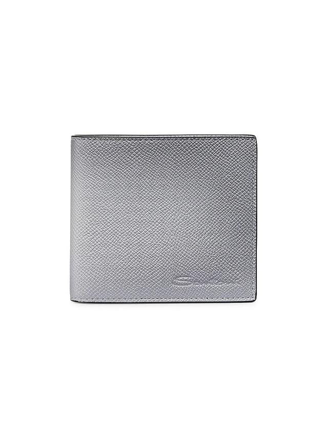 Mens Grained Leather Wallet Product Image