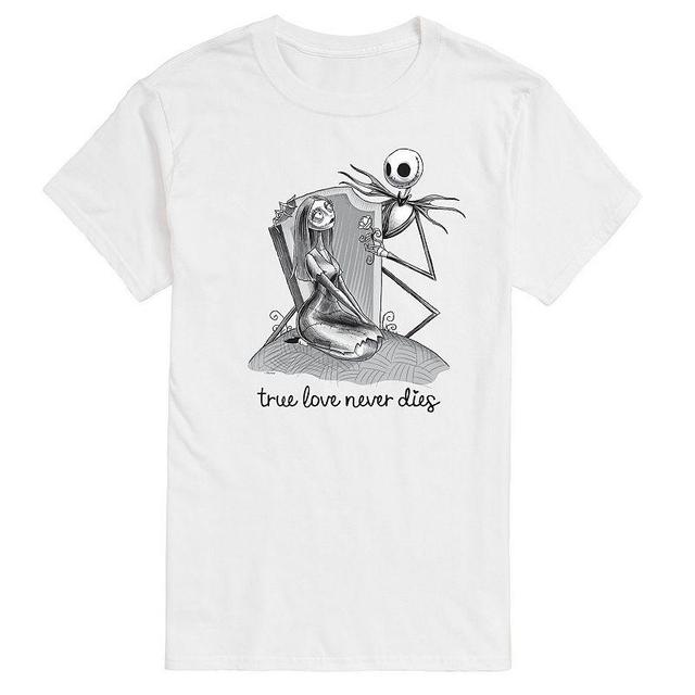 Disneys Nightmare Before Christmas Mens True Love Graphic Tee Product Image