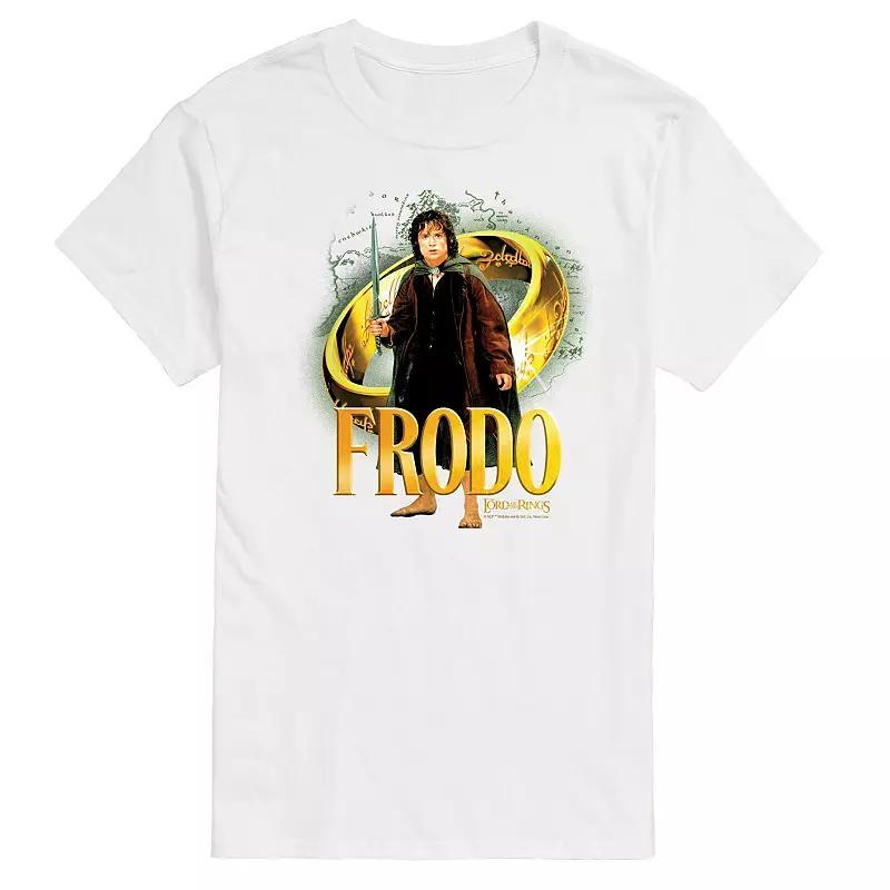 Mens The Lord Of The Rings Frodo Baggins Ring Graphic Tee Product Image