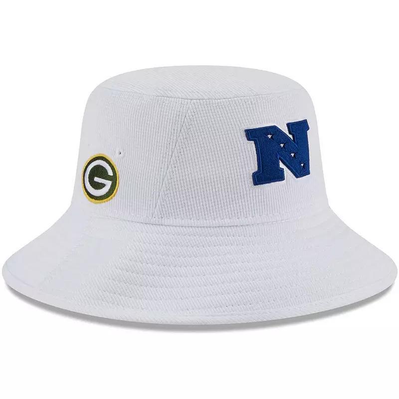 Mens New Era White Green Bay Packers 2023 Nfl Pro Bowl Bucket Hat Product Image