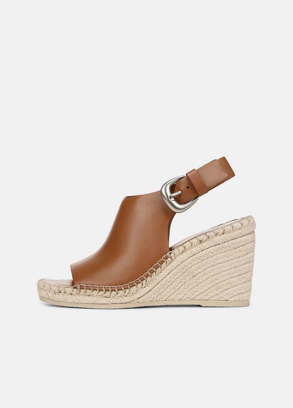 Gabriela Leather Wedge Espadrille Sandal Product Image