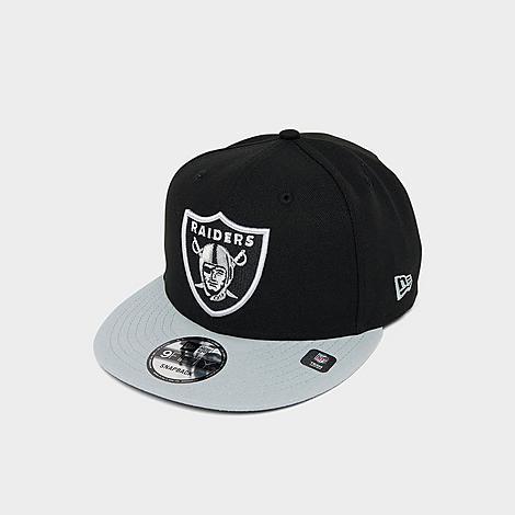 Mens New Era White Las Vegas Raiders Basic 9FIFTY Adjustable Snapback Hat Product Image