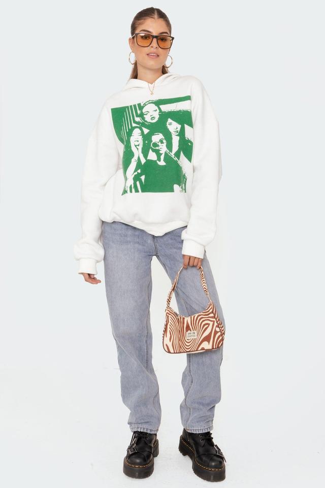 Mono Print Hoodie Product Image