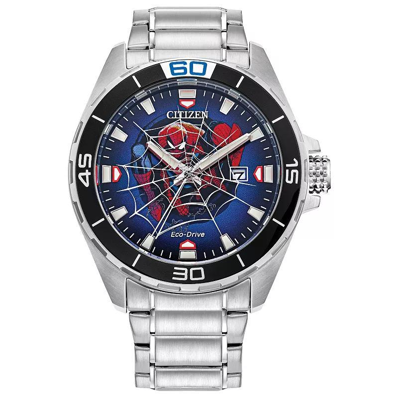 Men's Citizen Eco-DriveÂ® Â©Marvel Spider-Man Watch with Blue Dial (Model: Bm7610-52W) Product Image