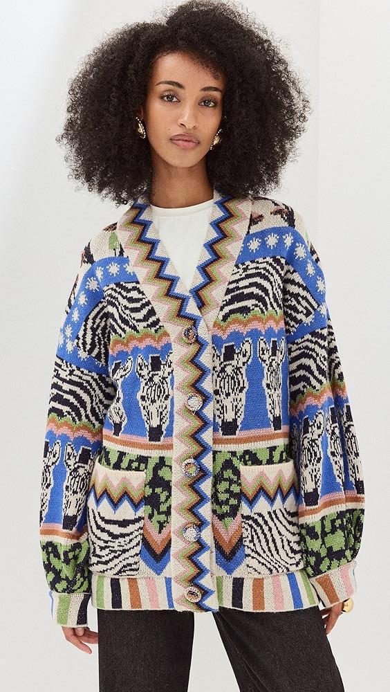 FARM Rio Zebra Ainika Cardigan | Shopbop Product Image