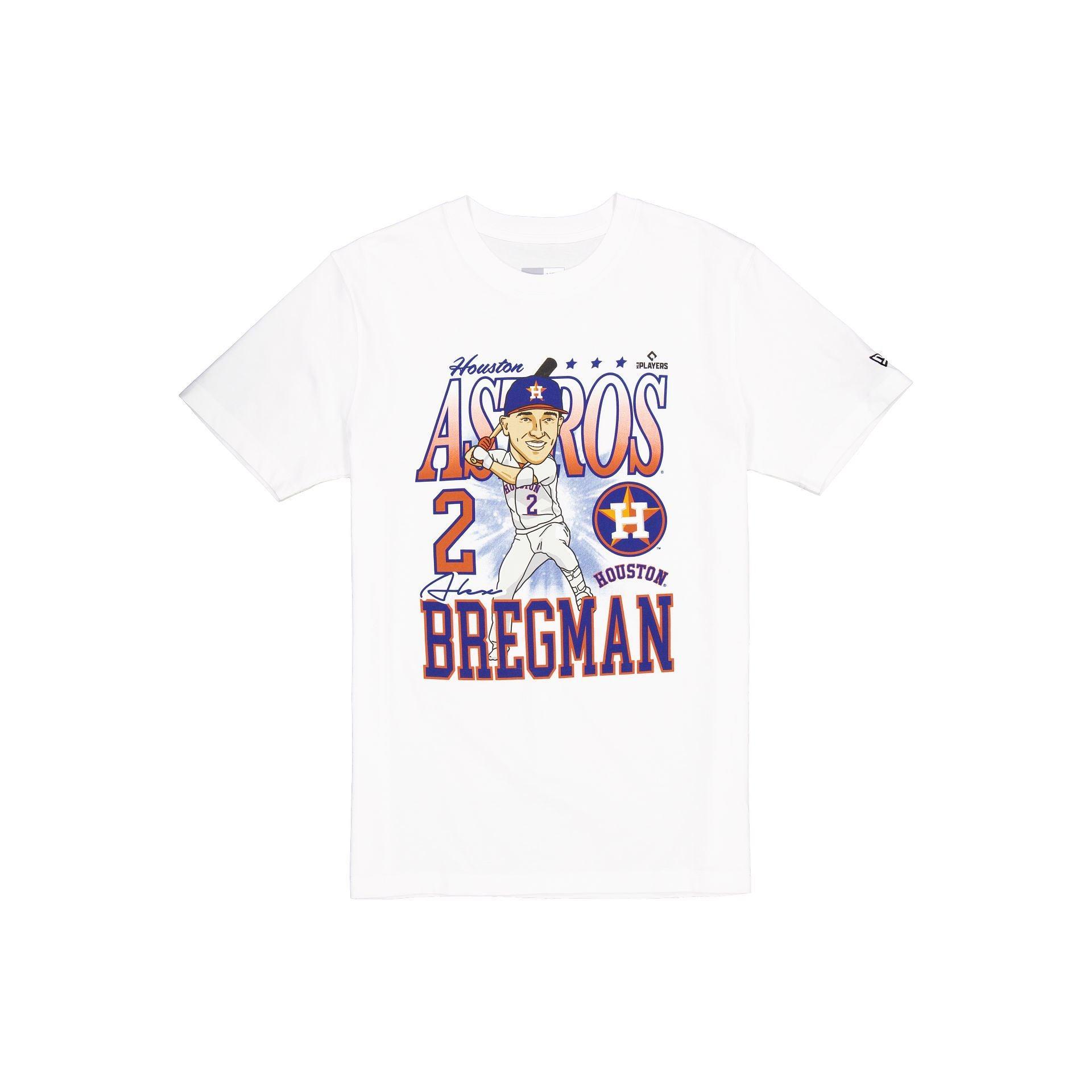 Houston Astros Alex Bregman Caricature T-Shirt Male Product Image