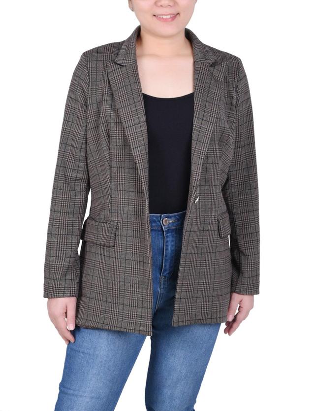 Long Sleeve Ponte Jacket - Petite Product Image