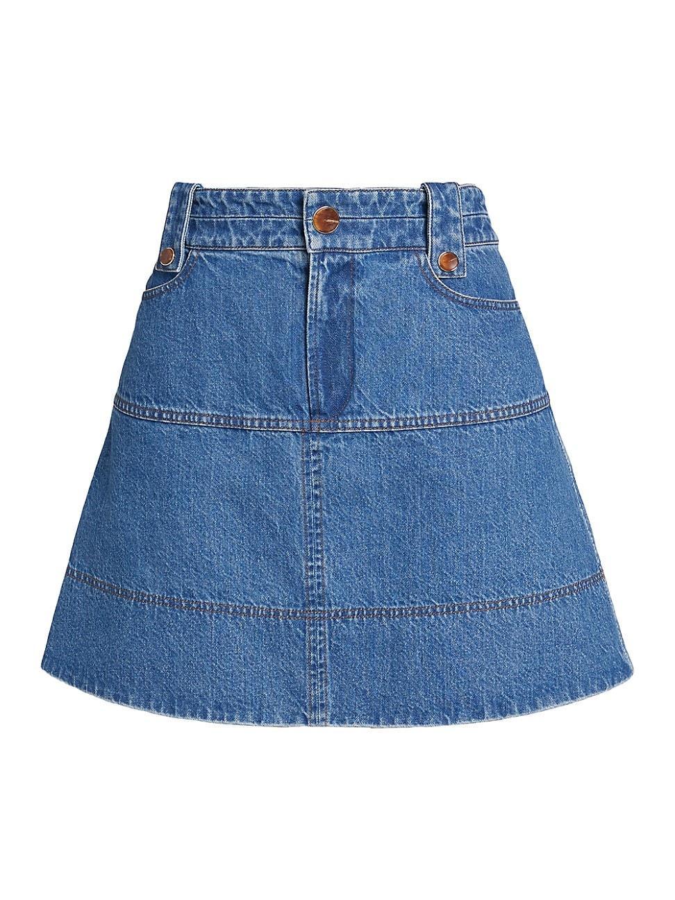 Womens Hudie Denim Skirt Product Image